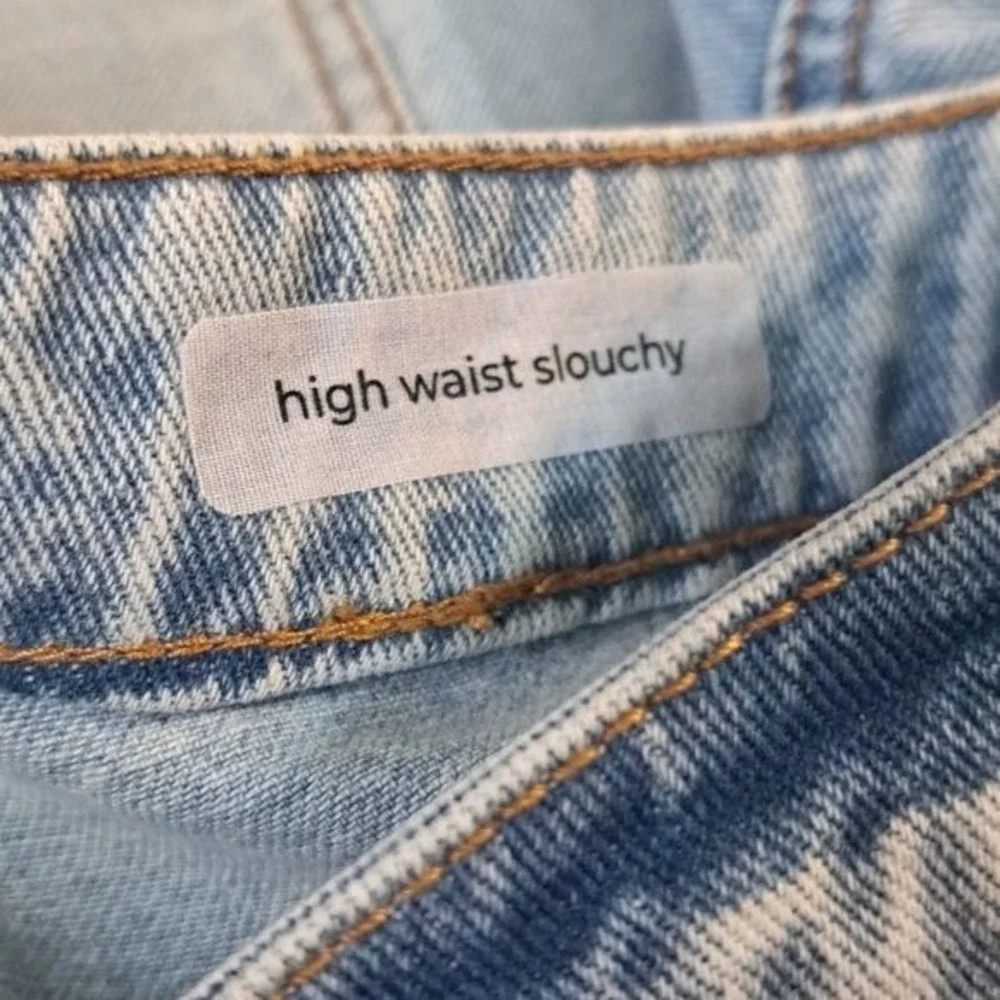 Circus NY High Waist Slouchy Distressed‎ Jeans in In The Stars Wash Size 31 New
